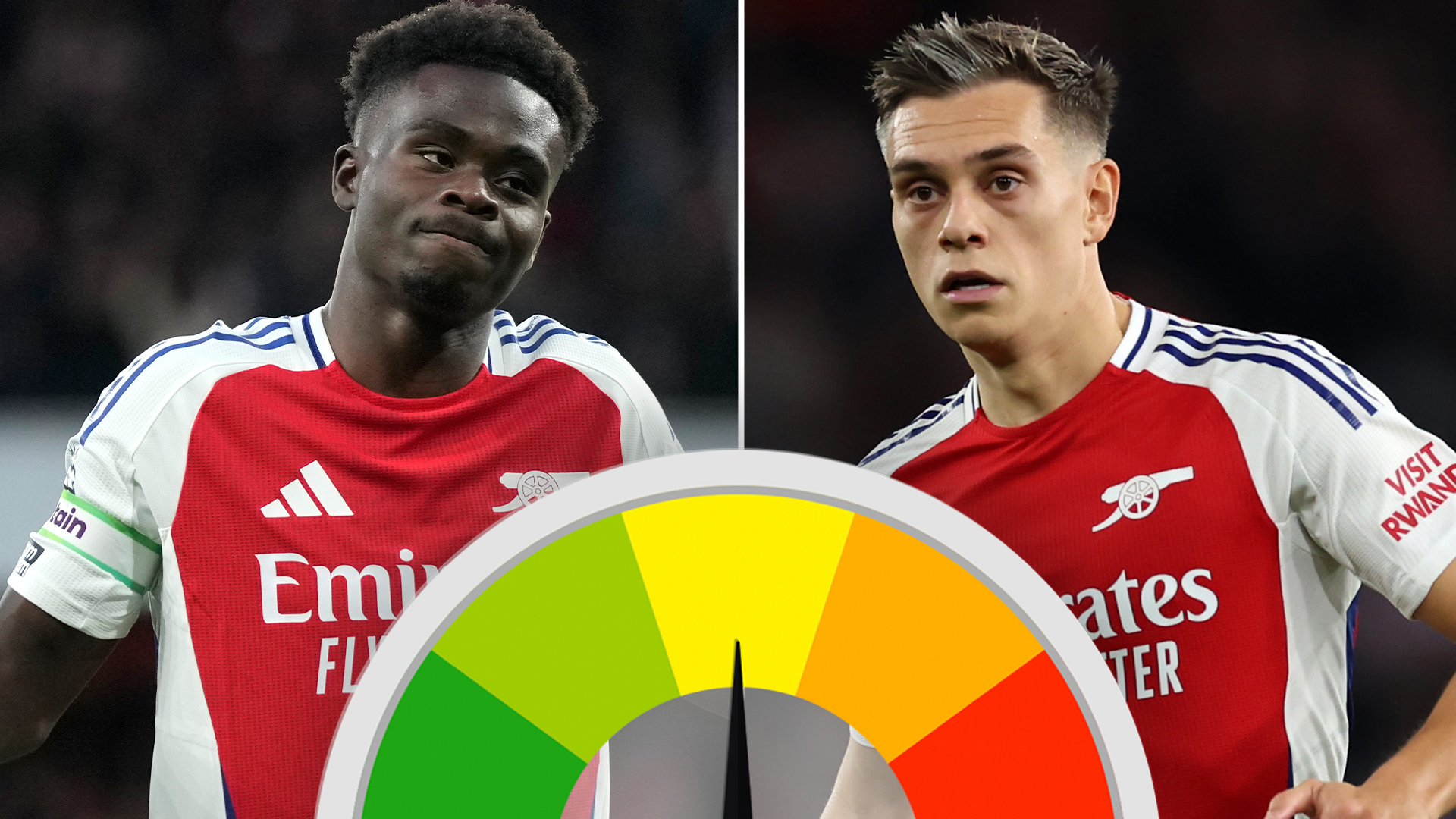 Bukayo Saka brushes injury fears aside with sublime showing but Trossard has quiet game