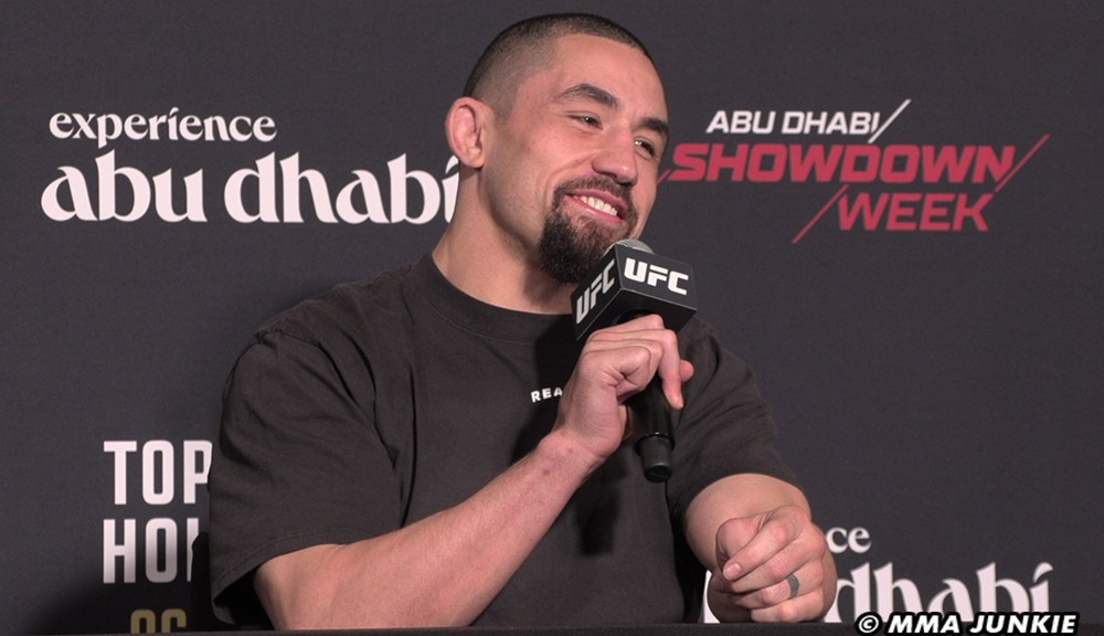 Robert Whittaker ‘coming for war’ with Khamzat Chimaev