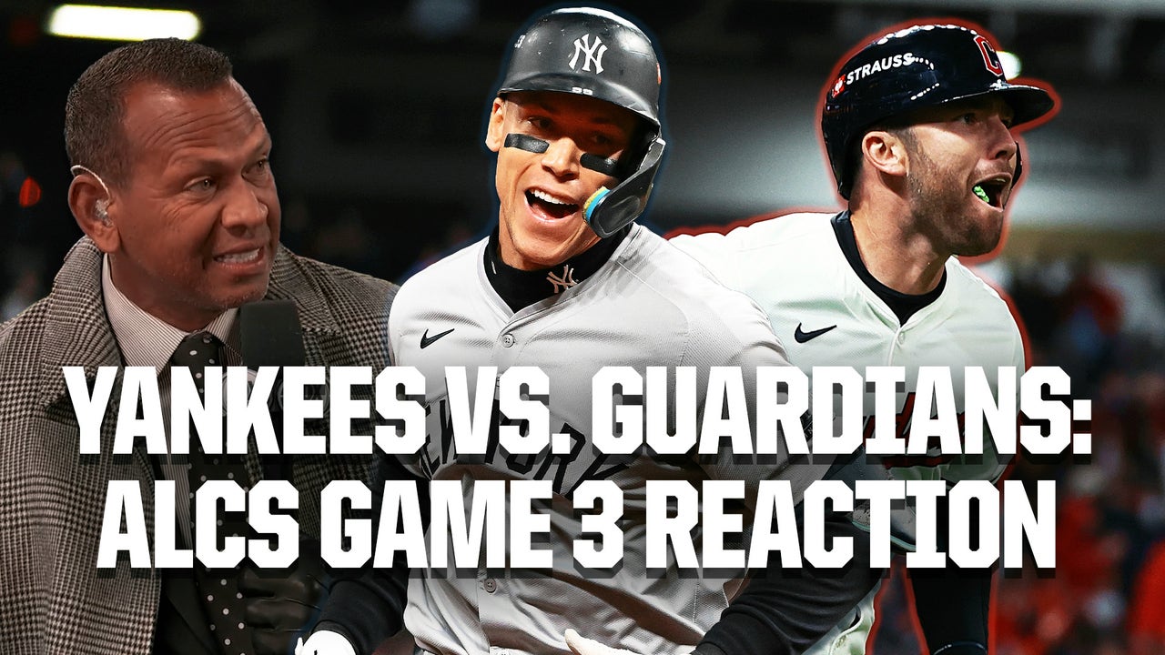 Yankees vs. Guardians ALC Game 3: Alex Rodriguez, Derek Jeter, Daivd Oritz react to Cleveland