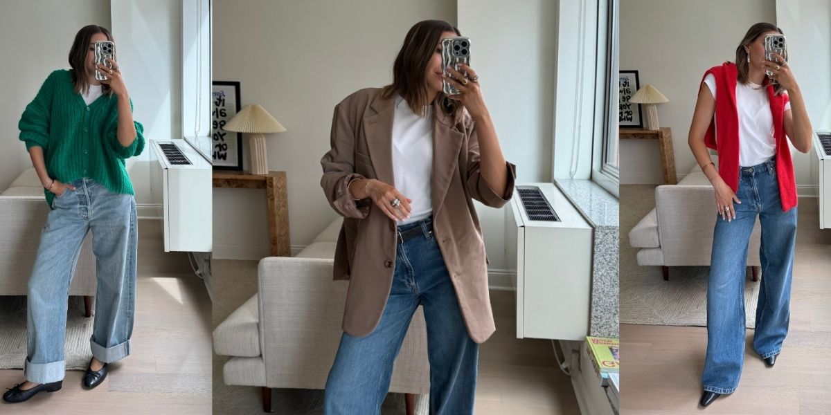 7 Chic Ways to Style Jeans and a White Tee