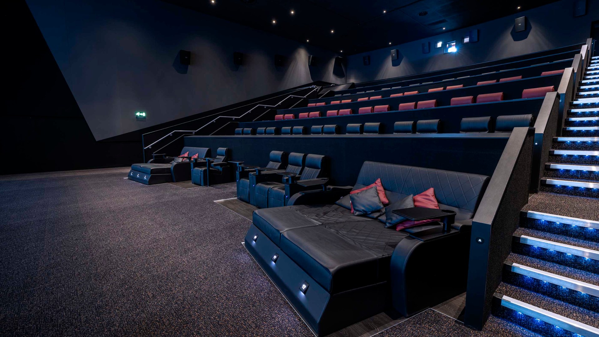 Odeon installs VIP front row BEDS that can fit three people in eight UK branches