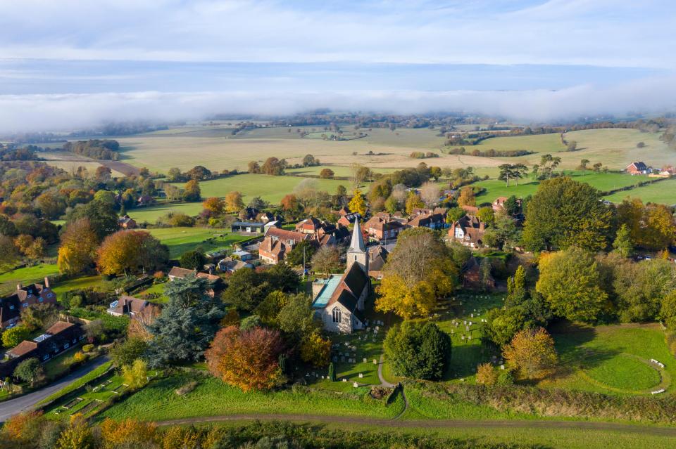 Pluckley is known as England's most haunted village, but also for its picturesque surroundings