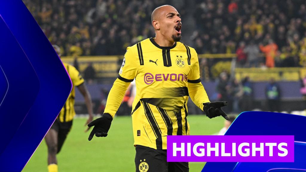 Malen rescues sluggish Dortmund with late winner against Sturm Graz