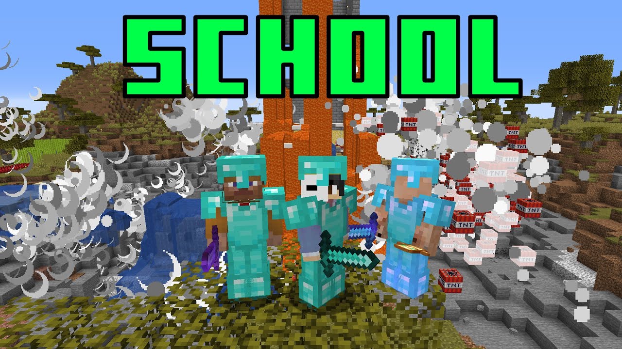 I INVADED my SCHOOLS Minecraft SERVER