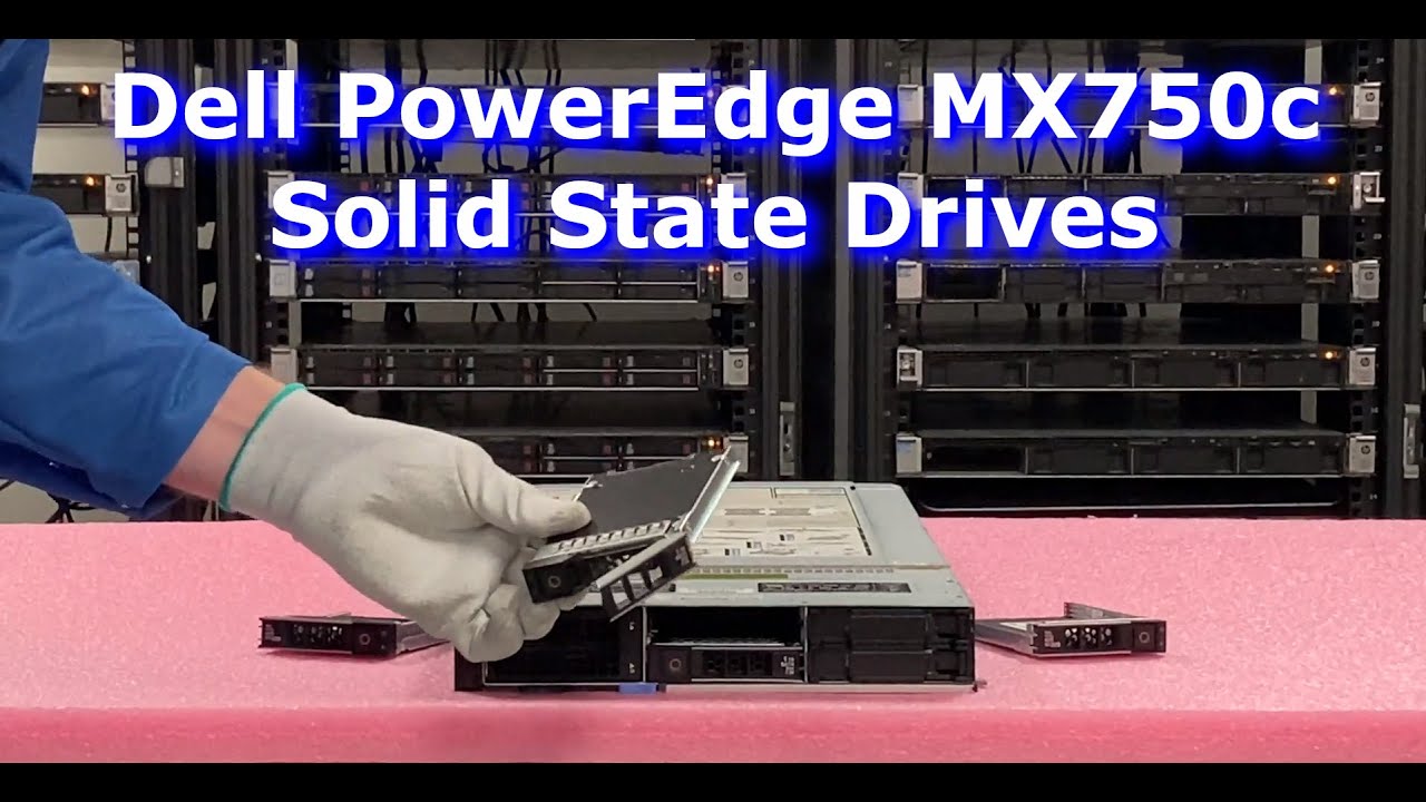 Dell PowerEdge MX750c Solid State Drives | SSD Upgrade & Options | How to Test with Dell Diagnostics