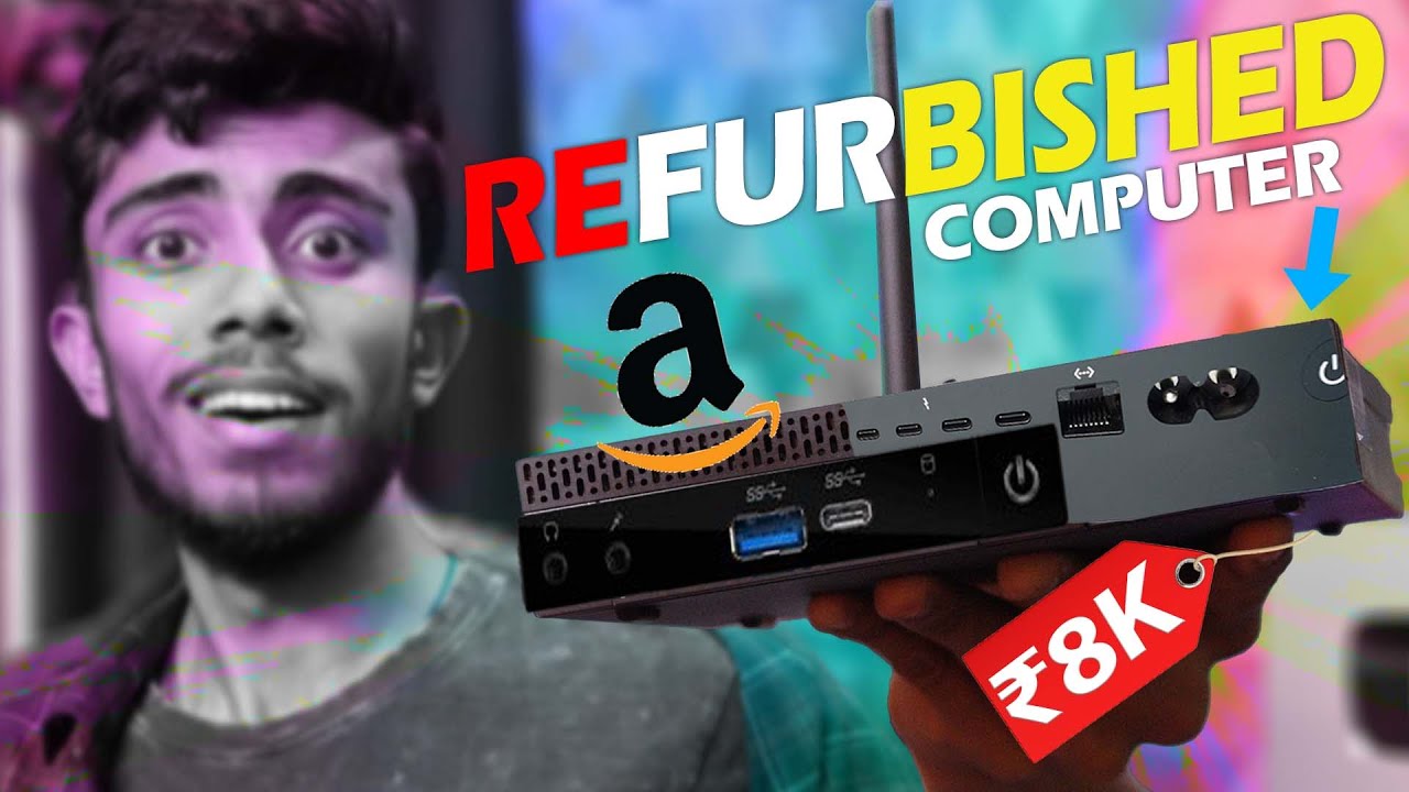 I Bought a Refurbished Computer From Amazon for Just  ₹8,000!🔥Gaming & Editing⚡NO Lag