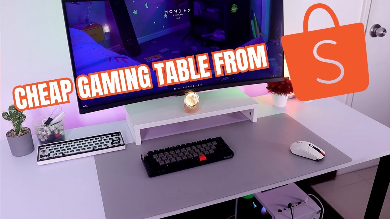 BEST BUDGET GAMING COMPUTER TABLE FROM SHOPEE!!!