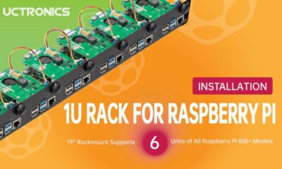 Raspberry Pi Server Rack for 6 Units with PoE