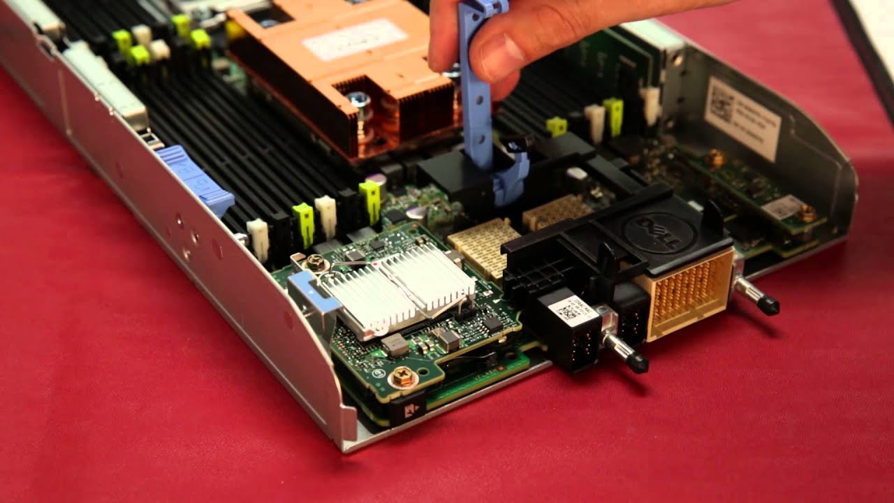 PowerEdge M630: Remove Install Mezz Card