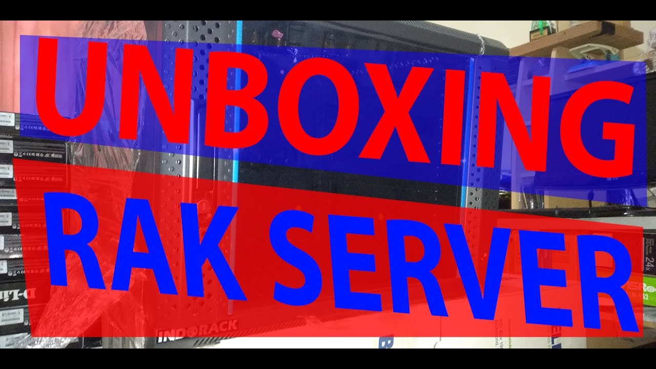 Unboxing SERVER INDORACK Wall Mount Cabinet With Tempered Glass Rak Server Single Door