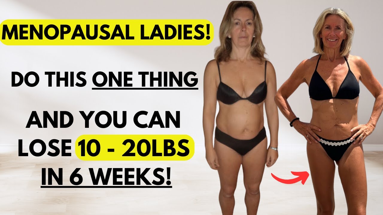 The Fastest Way For Menopausal Women To Lose Belly Fat In 40 Days!