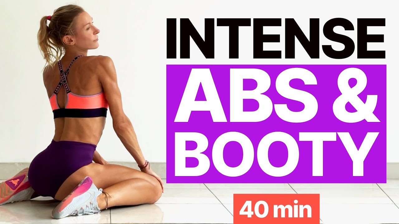 40 MIN BEST INTENSE ABS / DEEP CORE / GLUTES WORKOUT - Lose Belly Fat / Get Tight Round Booty