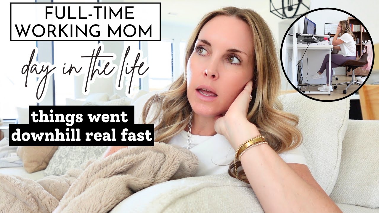 Working Mom Day in the Life Vlog | Things went downhill real fast | Amanda Fadul