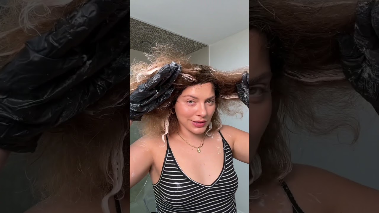 HOW I COLOR MY CURLY HAIR AT HOME (hair color update)