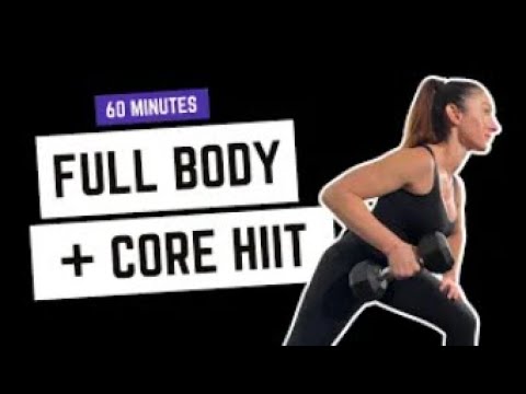 Get Ready To Sweat! Intense 1-hour Full Body & Core HIIT Workout You Can Do At Home