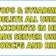 DevOps & SysAdmins: Delete all user accounts in HP blade server using hponcfg and RIBCL