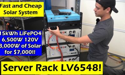 Fast and Cheap DIY Solar System in a Server Rack!