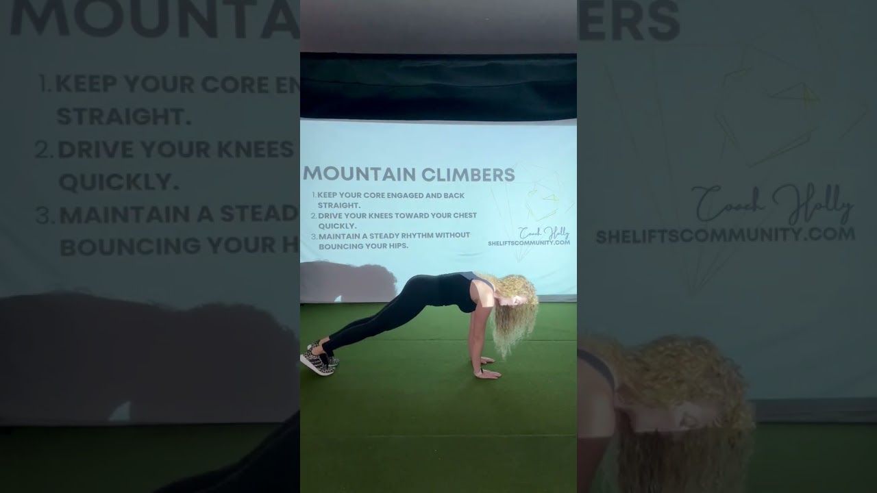 mountain climber 6WK body overhaul training for women