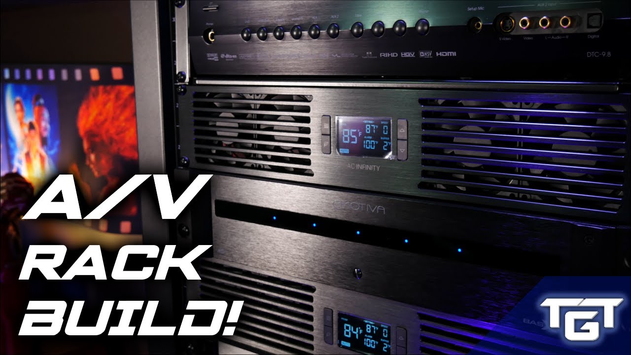 2021 AV Rack Build & Tour!  Emotiva, AC Infinity, Integra, Sony, Audioblast, StarTech Rack