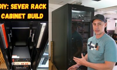 Cheap, Used Server Rack Cabinet Is Going To Be Amazing Battery Rack.