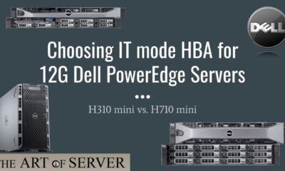 Choosing HBA IT mode for 12th gen PowerEdge servers | H310 vs H710 mini