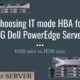 Choosing HBA IT mode for 12th gen PowerEdge servers | H310 vs H710 mini