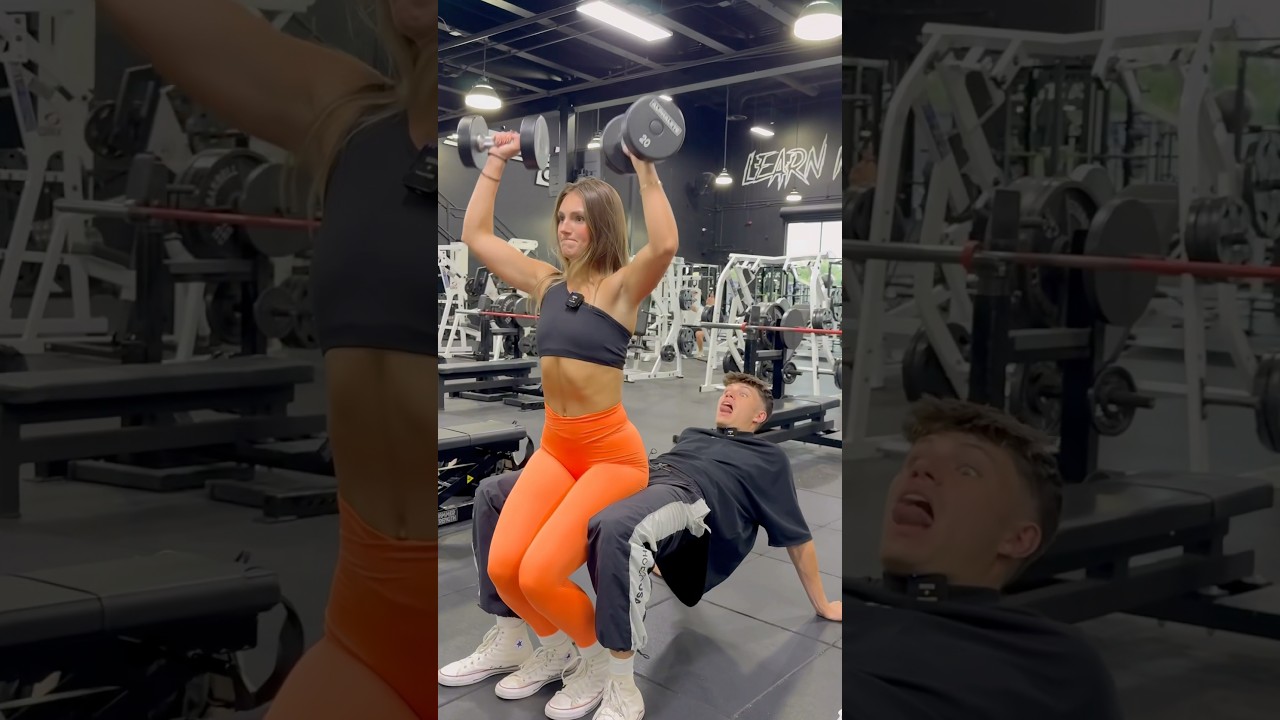 Try this technique on your gym crush 🤪 #shortsfeed #funny #gym #gymhumor