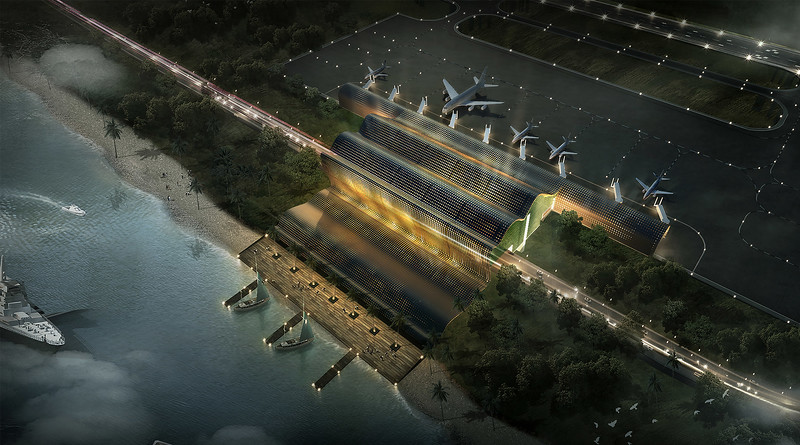 The plans for the airport were first announced in 2016