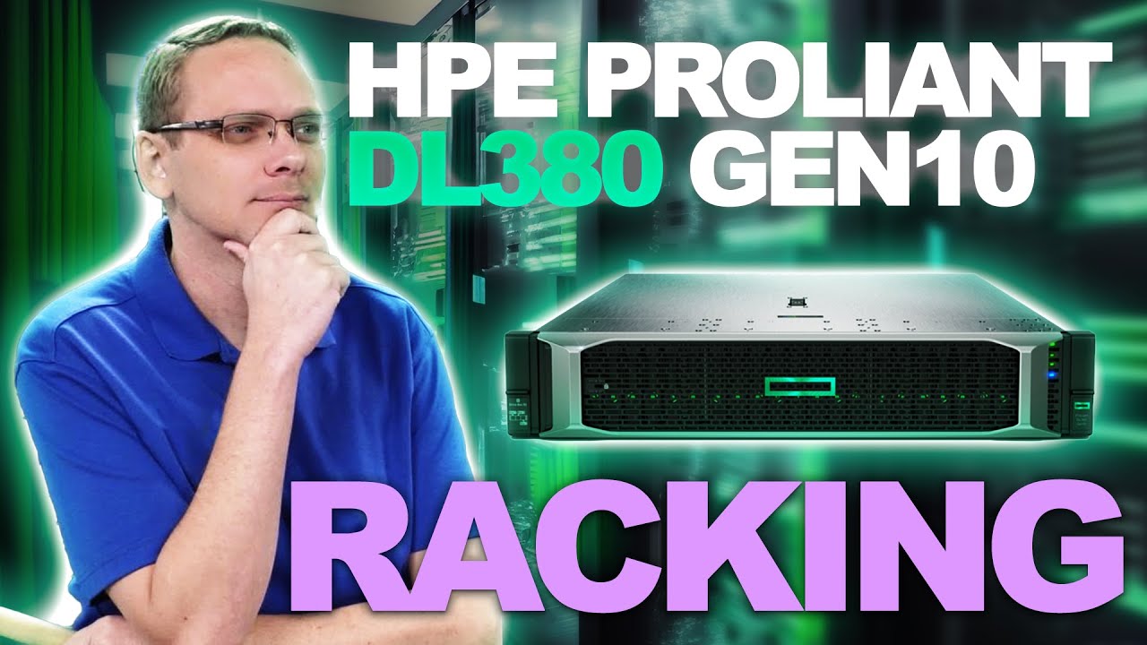 HPE ProLiant DL380 Gen10 | How To Rack a Server | Server Racking | Sliding Rails | Rackmount Server