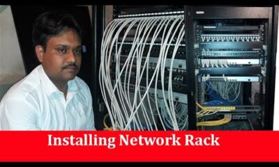 Installing Network Rack | Patch Panel | Switch | Fiber Cable | by Tech Guru Manjit