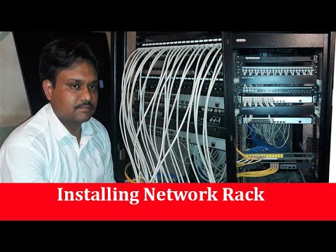 Installing Network Rack | Patch Panel | Switch | Fiber Cable | by Tech Guru Manjit