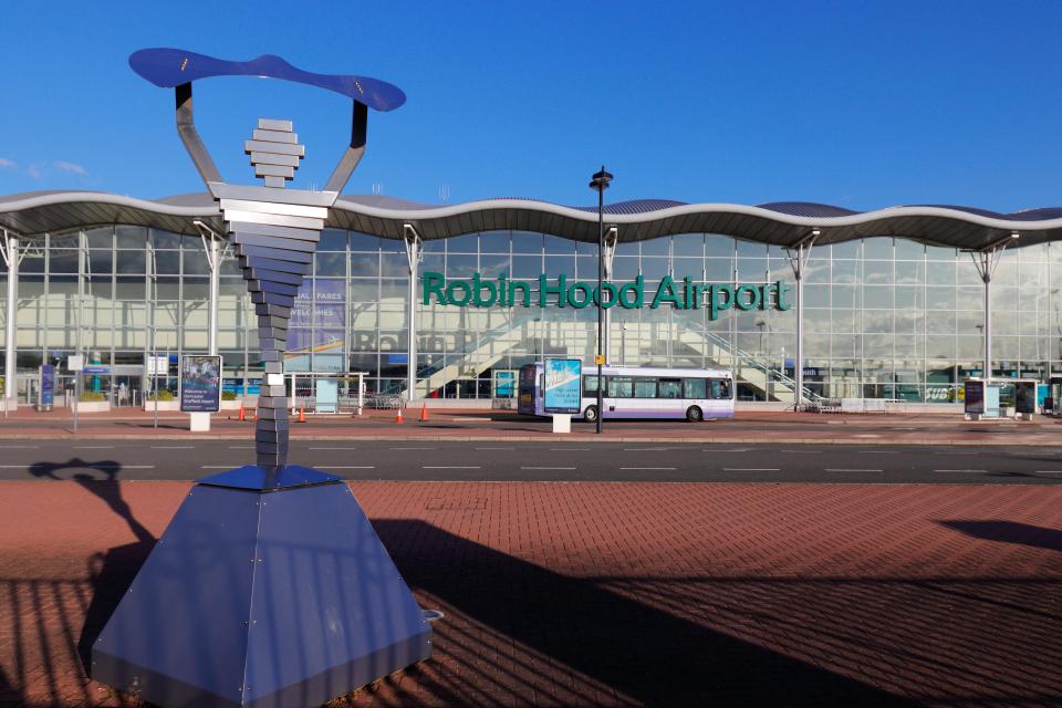 The airport opened in 2005, then called Robin Hood Airport