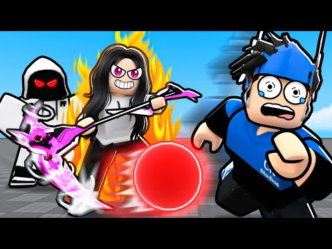 They BULLIED My GIRLFRIEND, So I Made Her OVERPOWERED.. (Roblox Blade Ball)