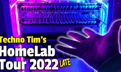 Techno Tim HomeLab Server Room Tour! (Late 2022)