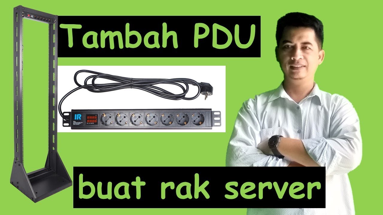 Cara memasang PDU (Power Distribution Unit)