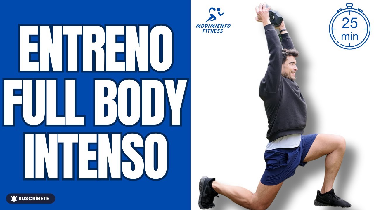 FULL BODY en CASA: 25 MIN de Trabajo Explosivo | Pierde PESO | Quema Grasa | HIIT