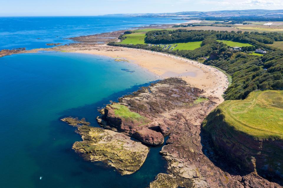 Seacliff Beach is a private beach near North Berwick that's popular with surfers and dog walkers - despite the charge to visit