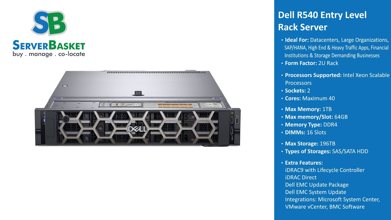 Complete List of New Dell Servers With Configuration | Server Basket