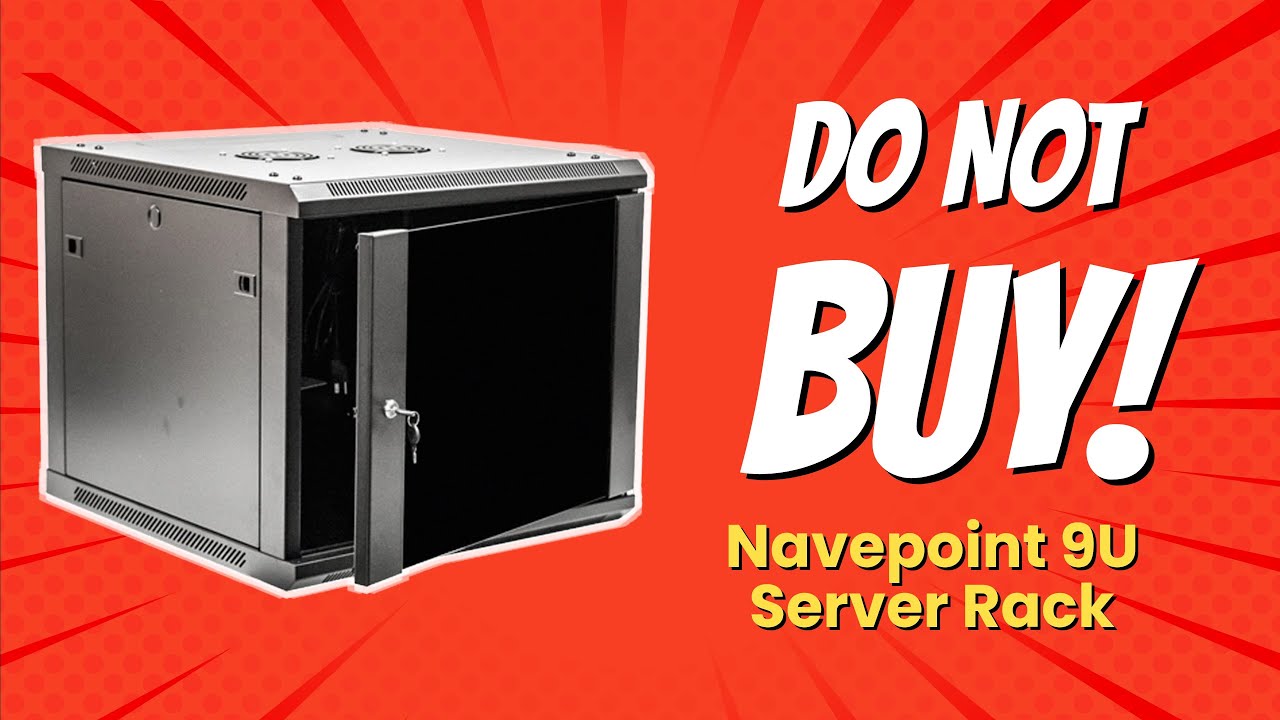 DON'T BUY NavePoint 9U Server Rack BEFORE WATCHING THIS VIDEO (9 Reasons)