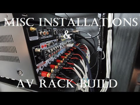 Basement Home Theater - Misc. Installations & AV Rack