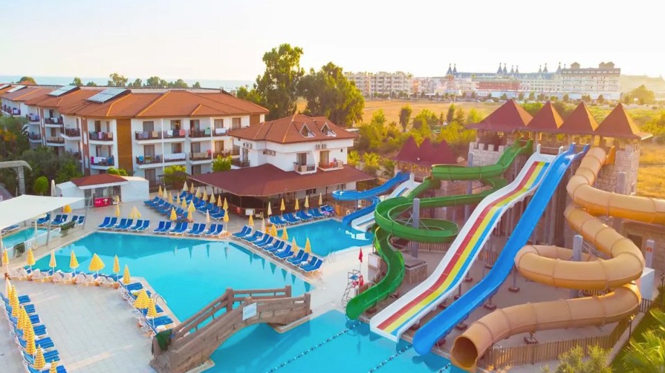 Eftalia Village has it's own waterpark on-site with slides for all ages