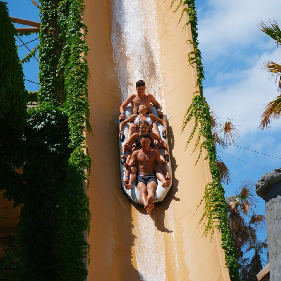 Caribe Bay is home to the highest waterslide in Europe, Captain Spacemaker