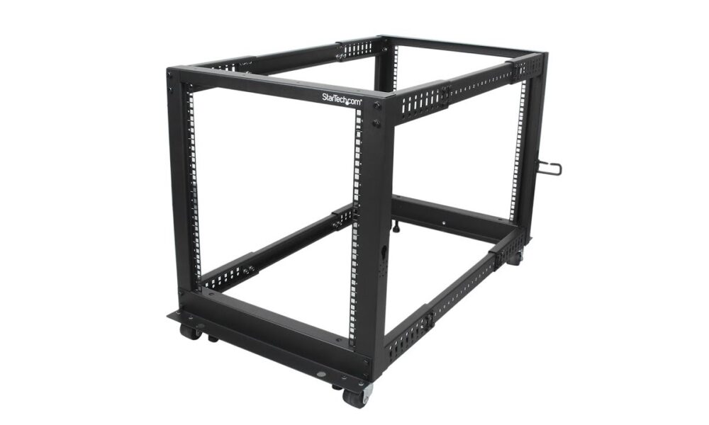 12U Adjustable Depth Open Frame 4 Post Server Rack -  4POSTRACK12U | StarTech.com