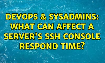 DevOps & SysAdmins: What can affect a server's ssh console respond time?