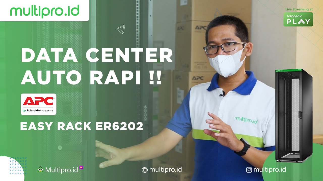 Rack server ini bisa bikin kantor dan data center kalian makin rapih | APC EASY RACK ER6202