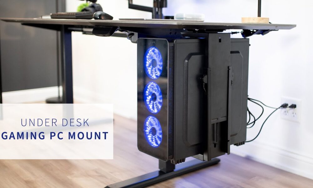 MOUNT-PC06B  Under Desk Gaming PC Mount by VIVO