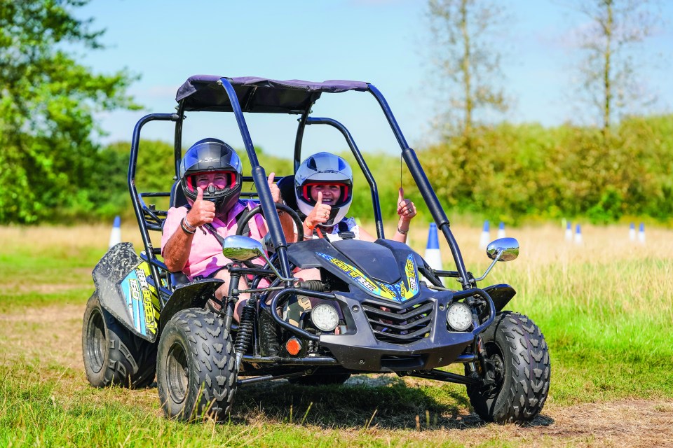 Or unleash your inner child at rally karting