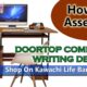 How to Assemble Kawachi Computer Desk Workstation Writing Study Table with 3 Drawers