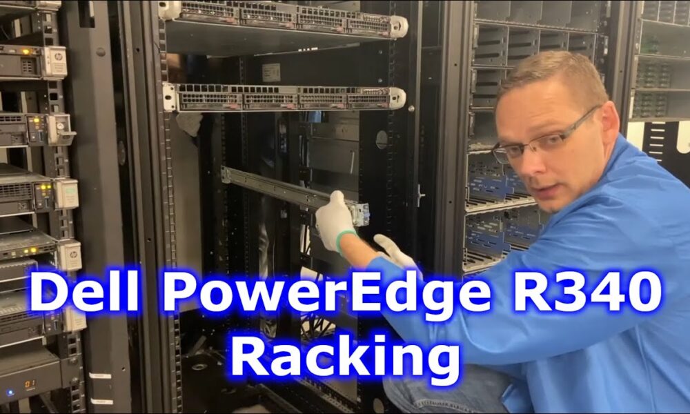 Dell PowerEdge R340 | How To Rack a Server | Server Racking | Sliding Rails | Rackmount Server