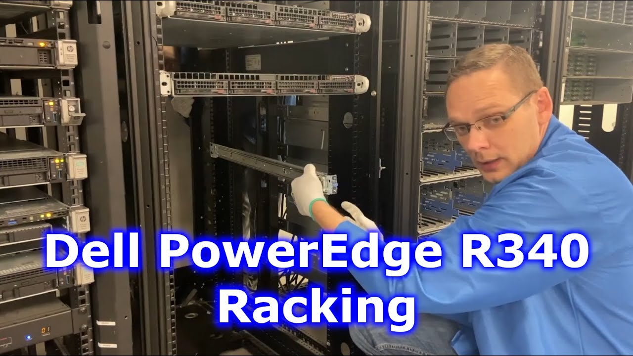 Dell PowerEdge R340 | How To Rack a Server | Server Racking | Sliding Rails | Rackmount Server